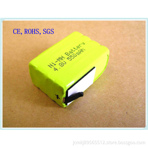 Ni-MH Rechargeable 4/5f6-550mAh4.8V, Battery for Smoke Alarm, Communications Equipment, Electric Toys, Battery, Alarm System, Rechargeable Battery